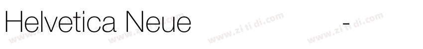 Helvetica Neue极简工业无字体转换 Helvetica Neue极简工业无字体转换